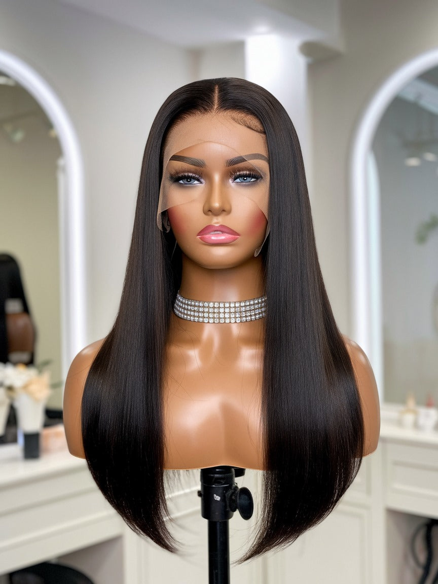 Kristi curly hair - mørkebrun